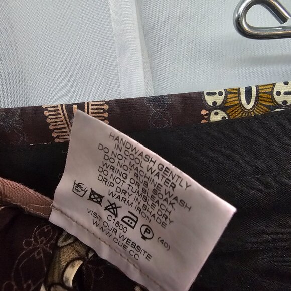 Cue Skirt Boho Twee Fairy Hippie Peasant Festival Brown Pink Retro 10 - Picture 10 of 11